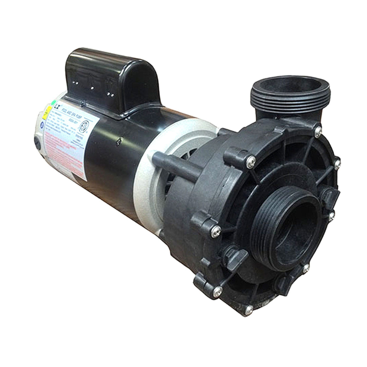 Pump, Sundance/Jacuzzi Theramax, 2.5HP, 230V, 1-Speed, 10 Amp, 2"MBT, Side Discharge, 48-Frame, No Foot Base : 6500-341