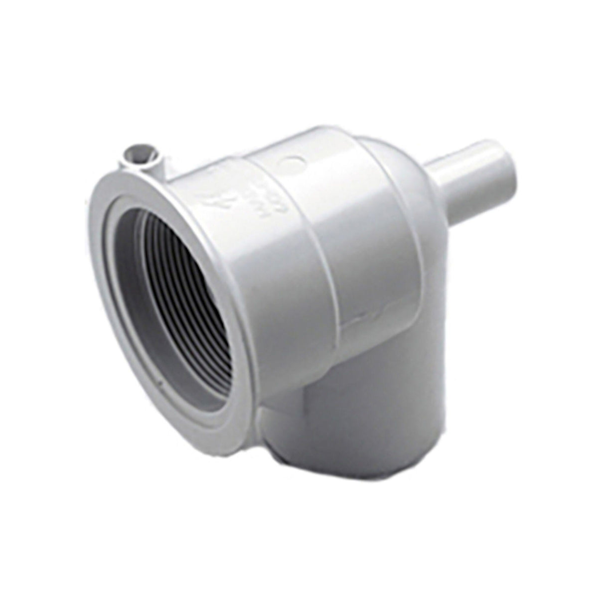 Suction Fitting, Vacuum Break, Waterway, VGB, Hi-Flo, 90° Ell, 1-1/2"S x 3/4"SB : 642-4120VAC