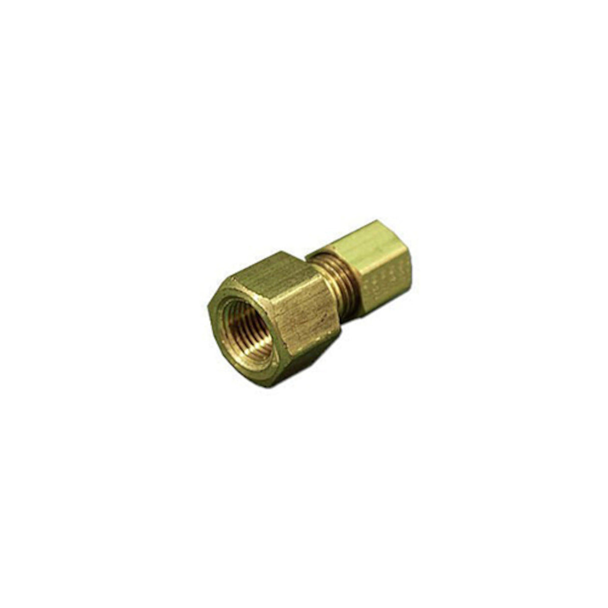 Fitting, Heater, Brass, 1/8"FPT x 3/16"Compression : CF-31618