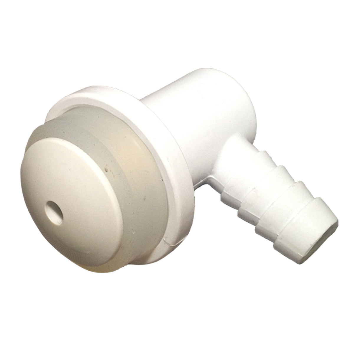 Air Injector: 3/8"Ell Barb X , 7/8" White Cmp 23036-000 : 23036-000