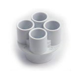 Manifold, PVC, Waterway, 1-1/2"S x 4 3/4"S Ports : 672-4670