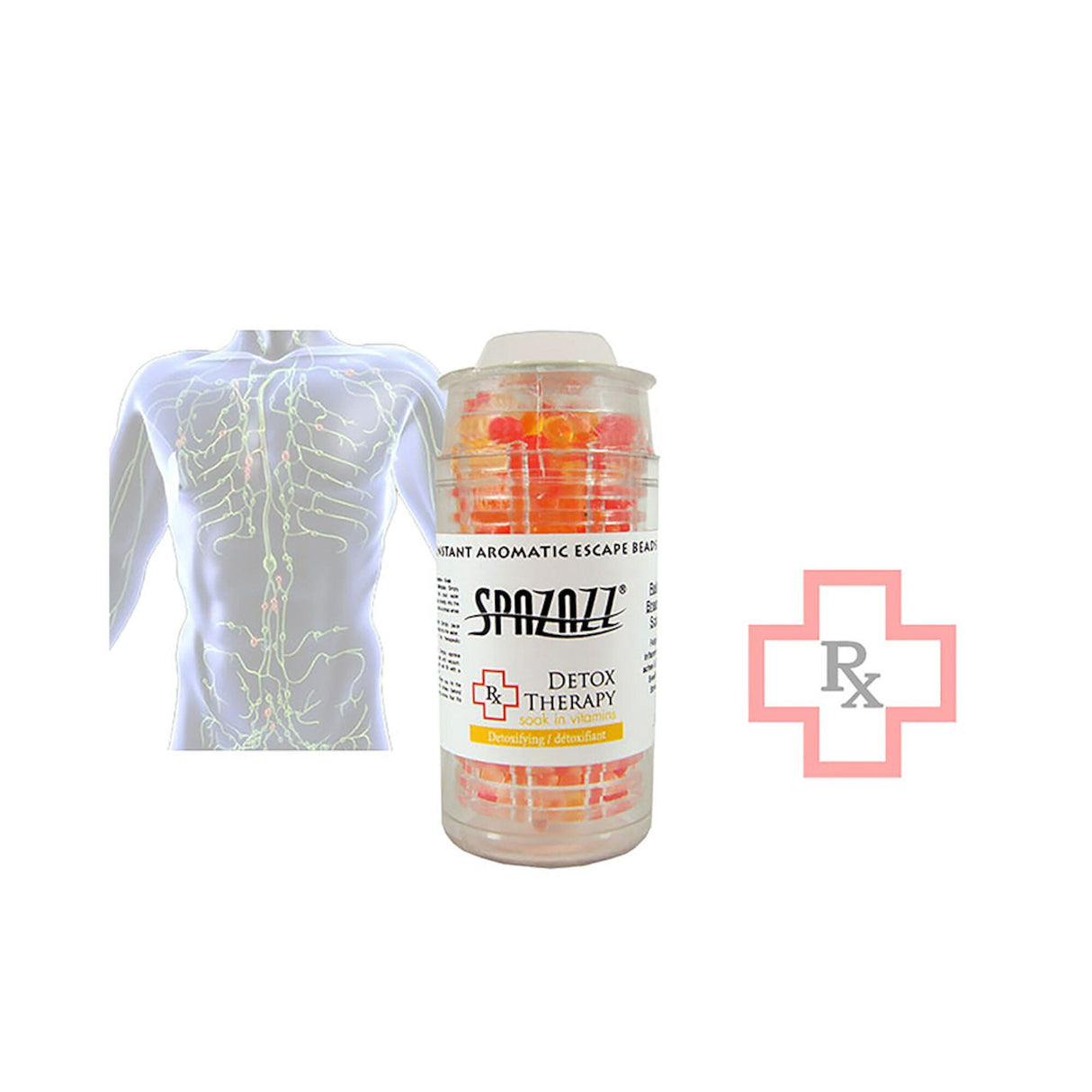 Fragrance, Spazazz, RX Beads, Detox Therapy, .5oz Cartridge : 373