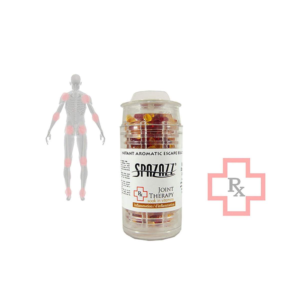 Fragrance, Spazazz, RX Beads, Joint Therapy, .5oz Cartridge : 371
