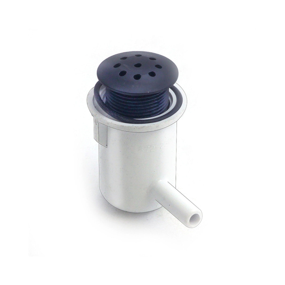 Air Injector, Waterway Top-Flo, Ell, 3/8" Barb, Black : 670-2301