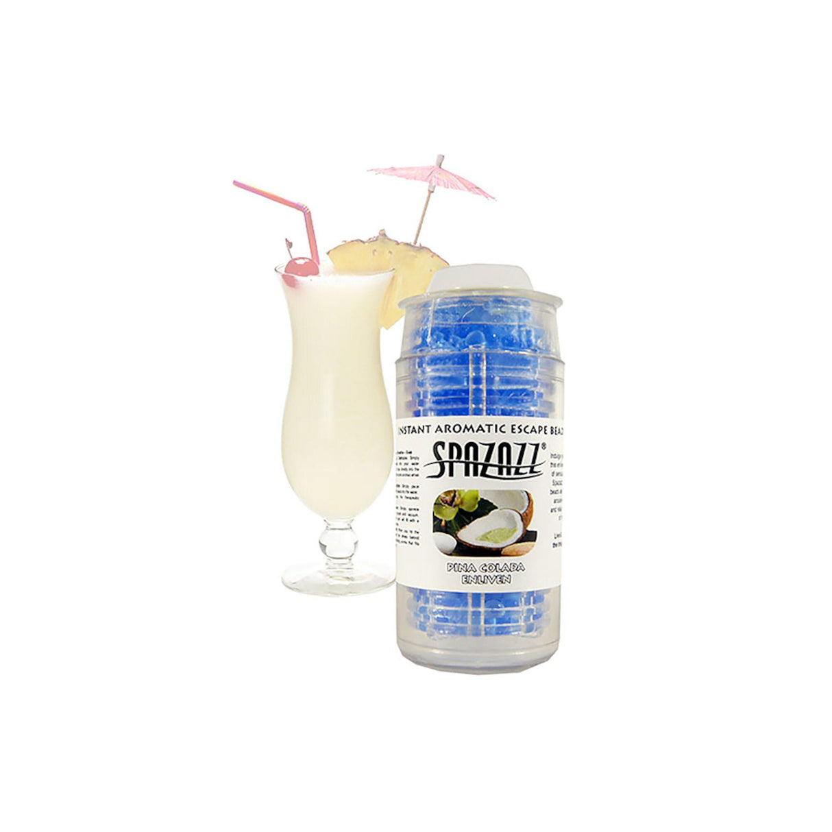 Fragrance, Spazazz, Original Beads, Pina Colada, .5oz Cartridge : 354