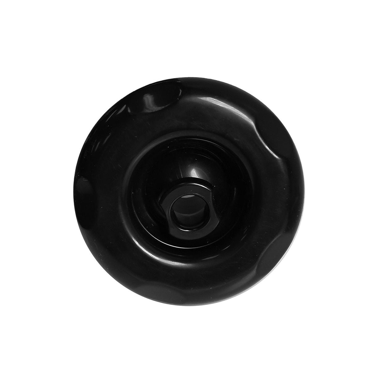 Jet, Poly, Elite, Large Face Directional, 5 Scallop, Black : 11607