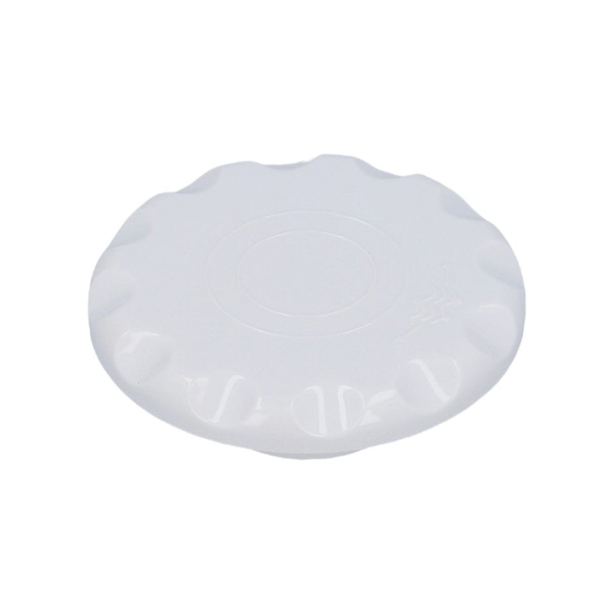 Air Control Cap, Scallop White w/O-Ring : 200501