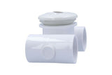 Jet Assembly, HydroAir Hydro-Jet, Standard, 1-1/2"S Water x 1-1/2"S Air, Black : 10-5100