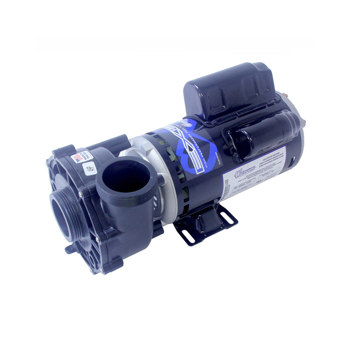 Pump, Waterway EX2, 3.0HP, 230V, 10.0A, 1-Speed, 2"MBT, SD, 48-Frame, 11Amp : 3411020-1U