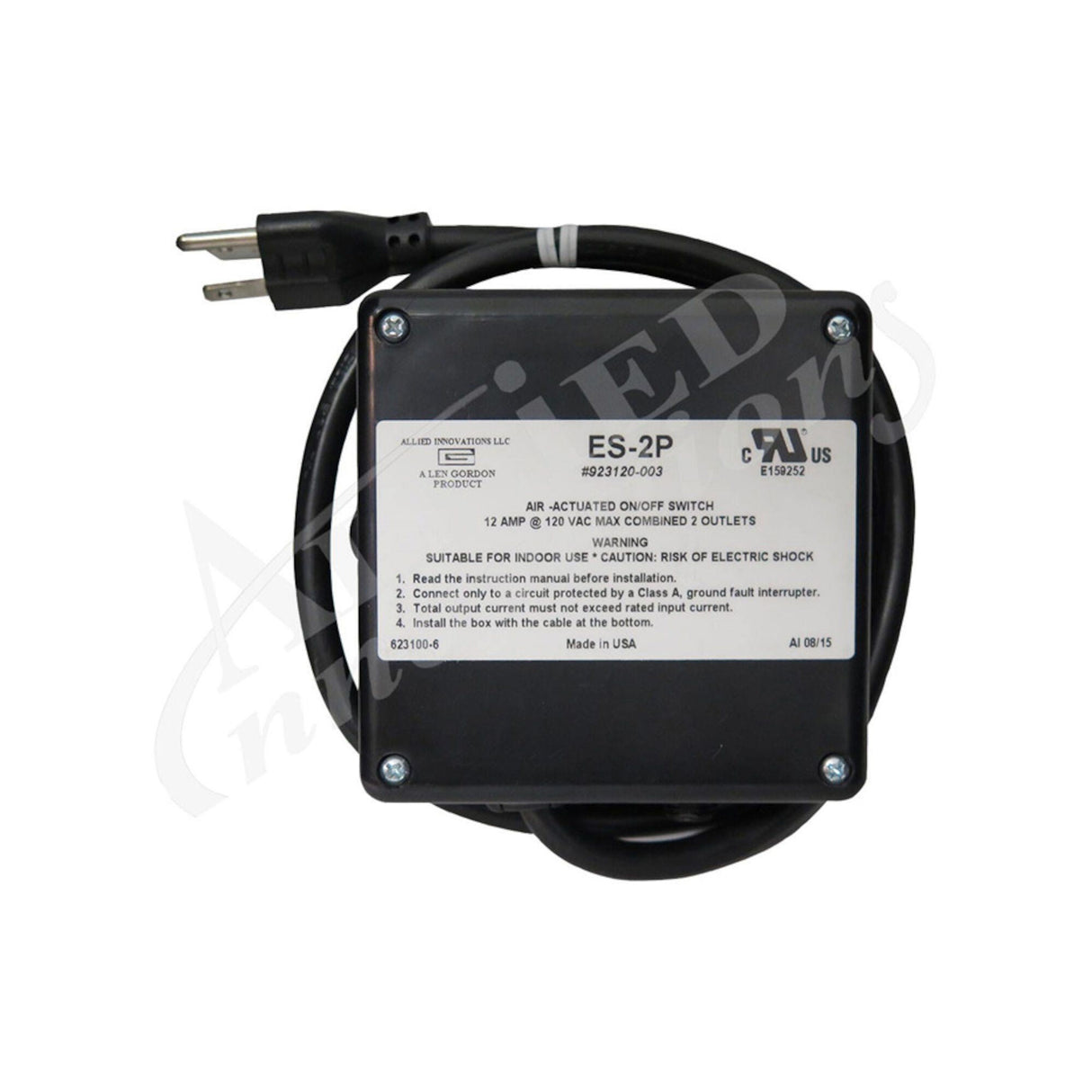 Control: Es-2P 120V W/Cord 3' : 923120-003