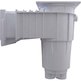 Fiberglass Skimmer (Regular Mouth, Square Lid) White, Solid : 25160-010-001