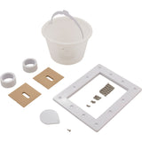 Fiberglass Skimmer (Regular Mouth, Square Lid) White, Solid : 25160-010-001