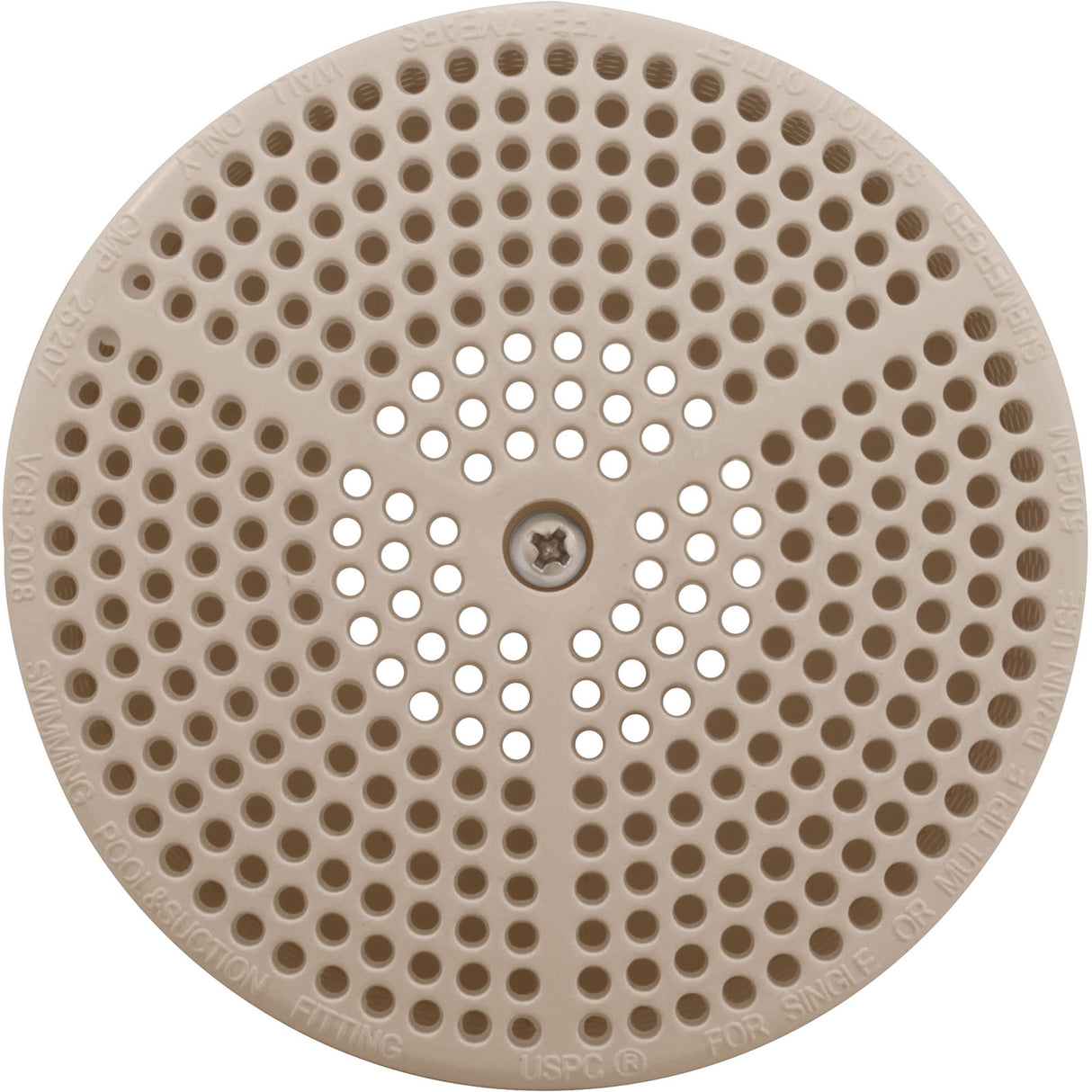 Equalizer Suction (Vgb) 2" Sa Insider, Tan : 25207-709-000 - Custom Molded Products - 849640003282 - PartsForSpas.com