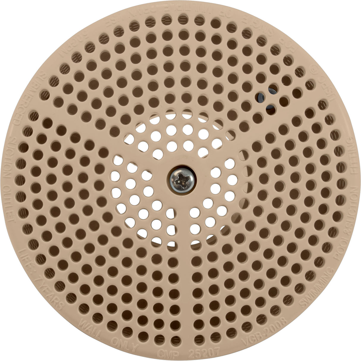 Equalizer Suction, Vgb, 1.5In Mip, Tan : 25207-809-000 - Custom Molded Products - 849640003336 - PartsForSpas.com