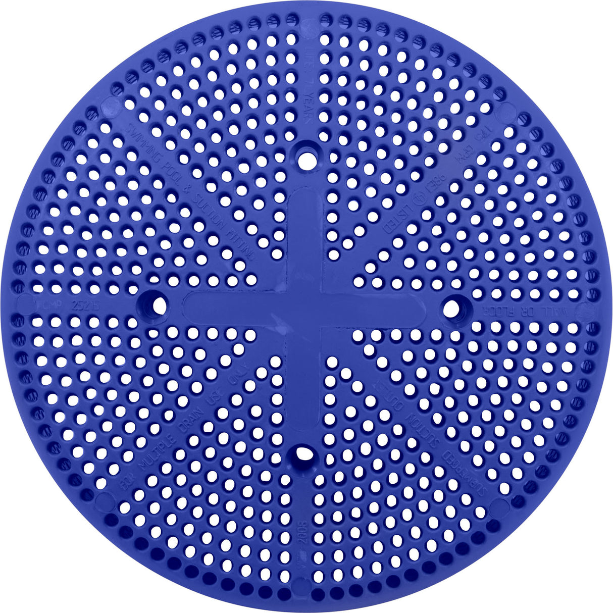 Suction Cover Only, CMP, Fiberglass Pool, (Vgba) Dark Blue : 25215-069-003