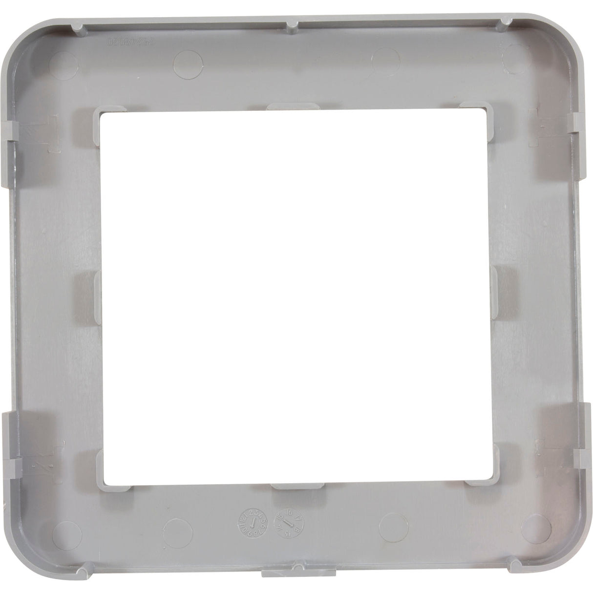 Front Access Skimmer Trim Plate, Gray : 25248-021-000 - Custom Molded Products - 25248-021-000 - PartsForSpas.com