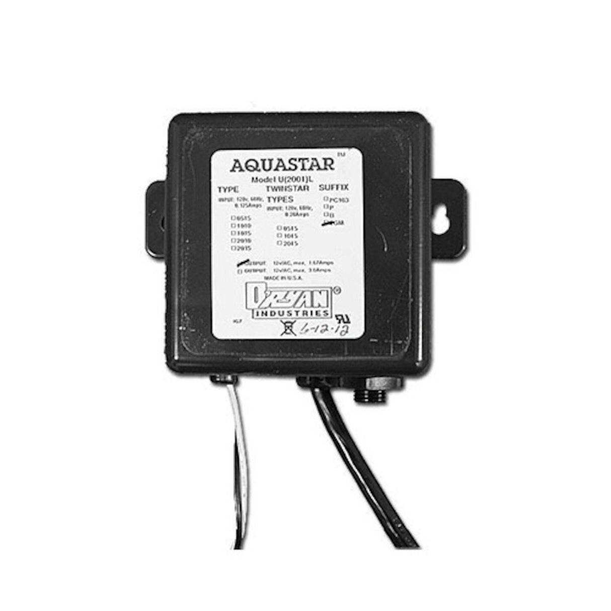 Power Supply, Lighting, Oryan, 115V-12V, 8' Light Harness : 005L4BK1J00B
