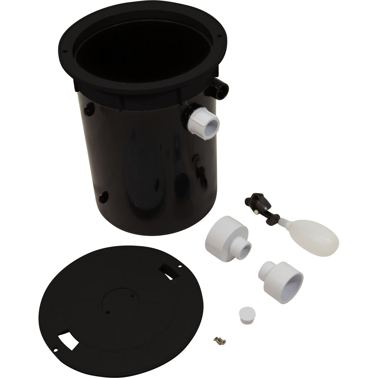 Pool Leveler, Black Lid And Collar : 25504-104-000 - Custom Molded Products - 849640004852 - PartsForSpas.com