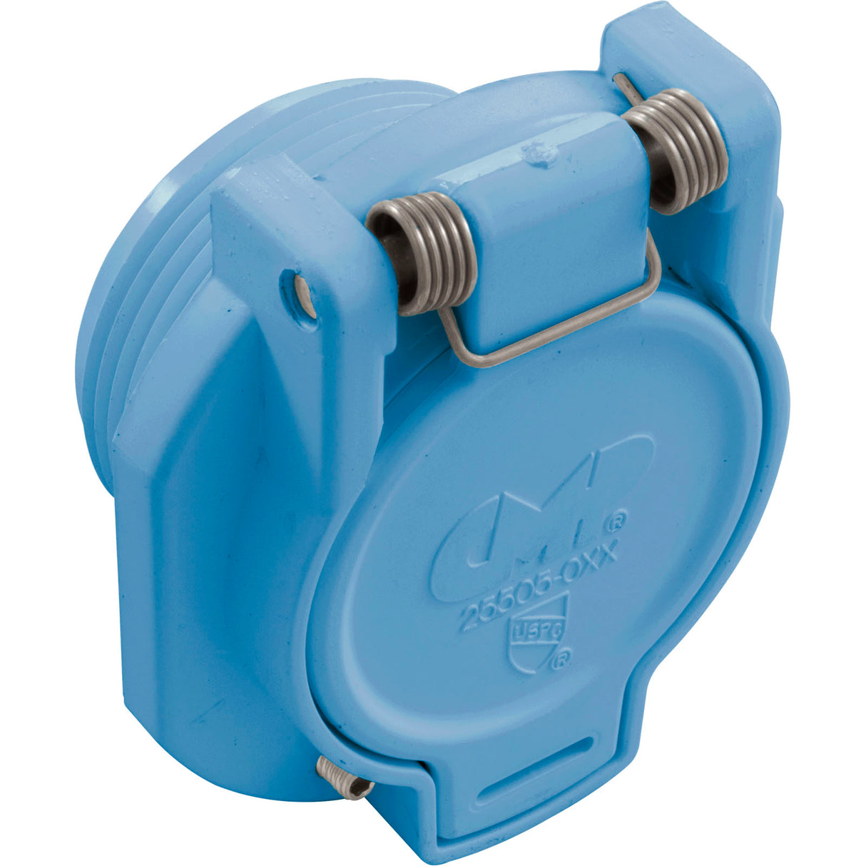 Vac Lock 1-1/2In Mip, Lt Blue : 25505-059-000 - Custom Molded Products - 849640004982 - PartsForSpas.com
