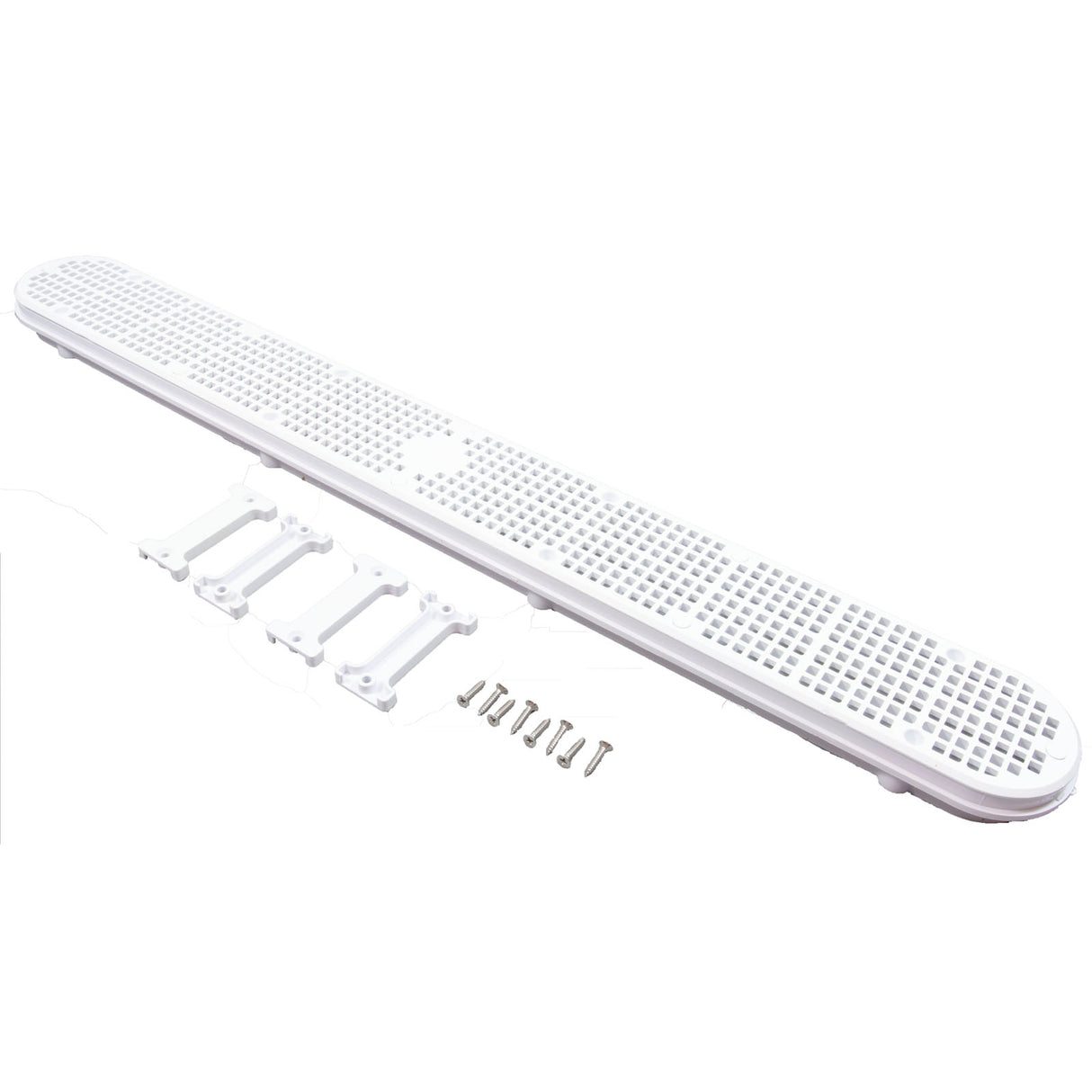 32" Channeldrain With Frame, White : 25506-320-100
