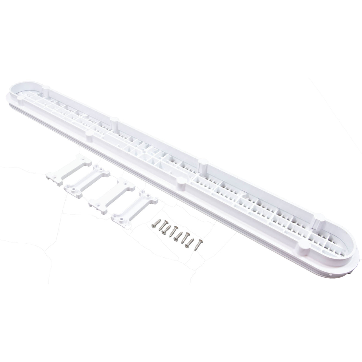 32" Channeldrain With Frame, White : 25506-320-100