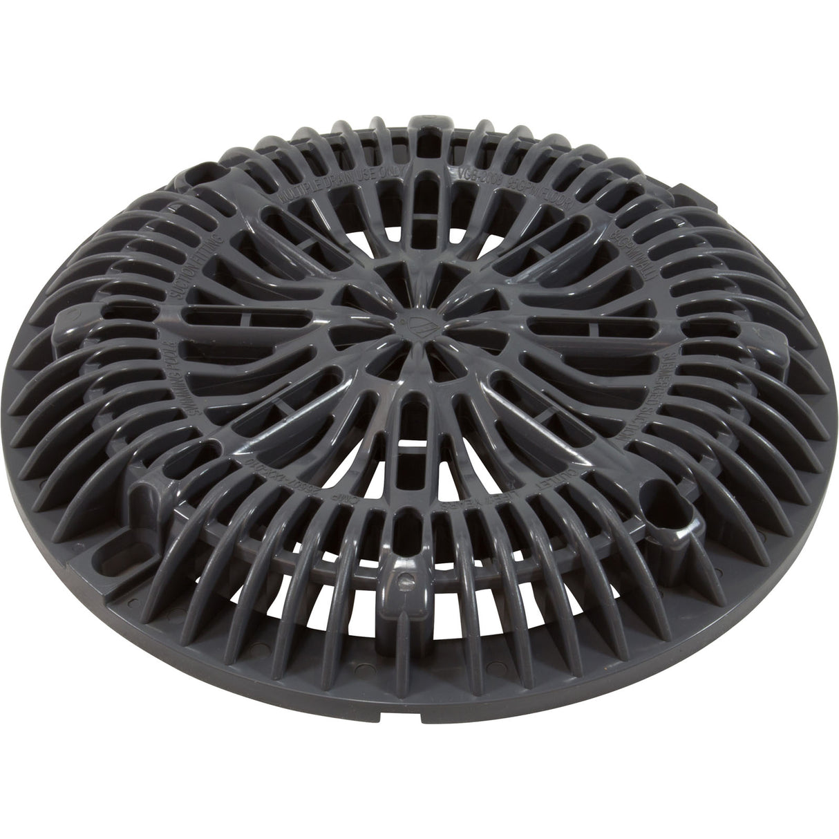 8" Galaxy Drain Cover With Screw Pack, Dk Gray : 25507-107-000
