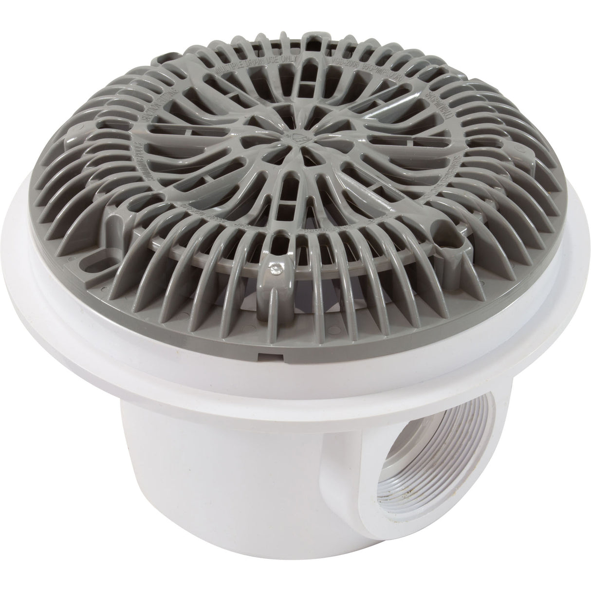 Hw Gunite Pool Main Drain (2In Thread So, 2In Thread Bo) Gra : 25519-001-000