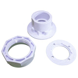 Vnyl Pool I/O Fttng (1.5 X 1.5 Socket) White : 25522-100-000