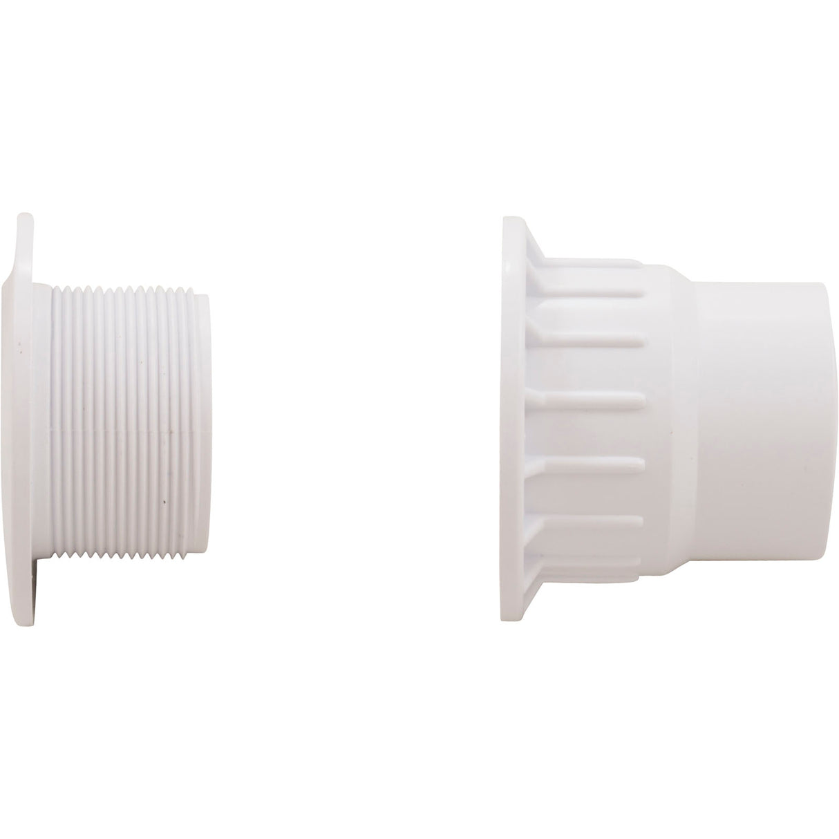 Fiberglass Pool Wallfitting, W/Nut, White, No Gasket : 25523-500-000