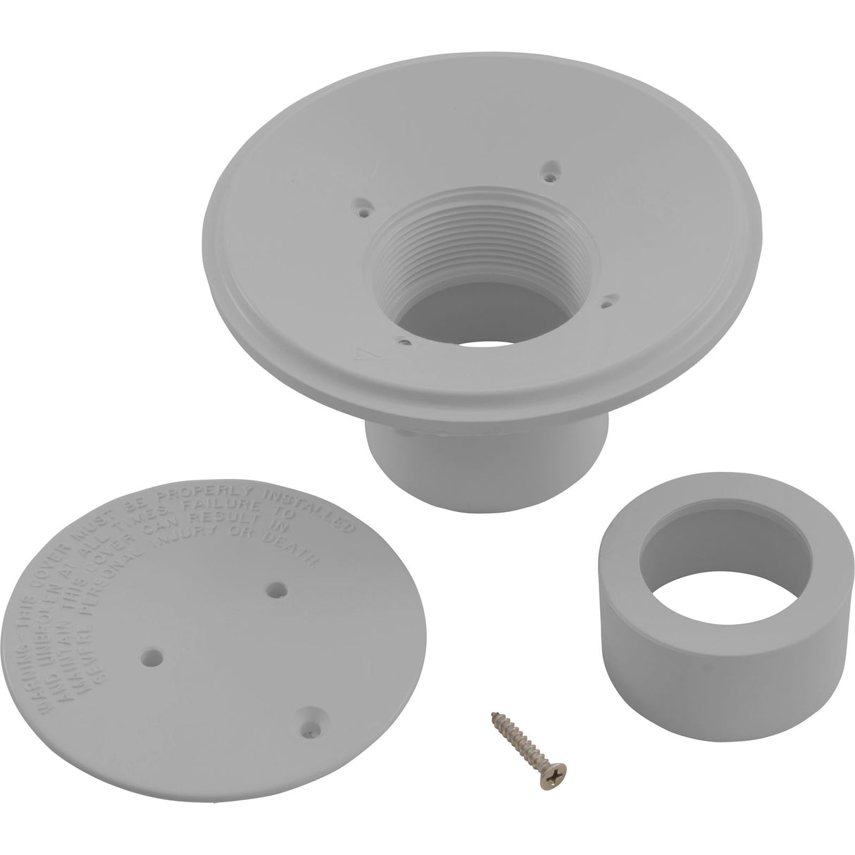 Floor Inlet Fittng (2Ins W/1.5Inred) Gray : 25527-101-000