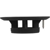 Floor Inlet Fitting Cover Wth Screw Black : 25527-104-100