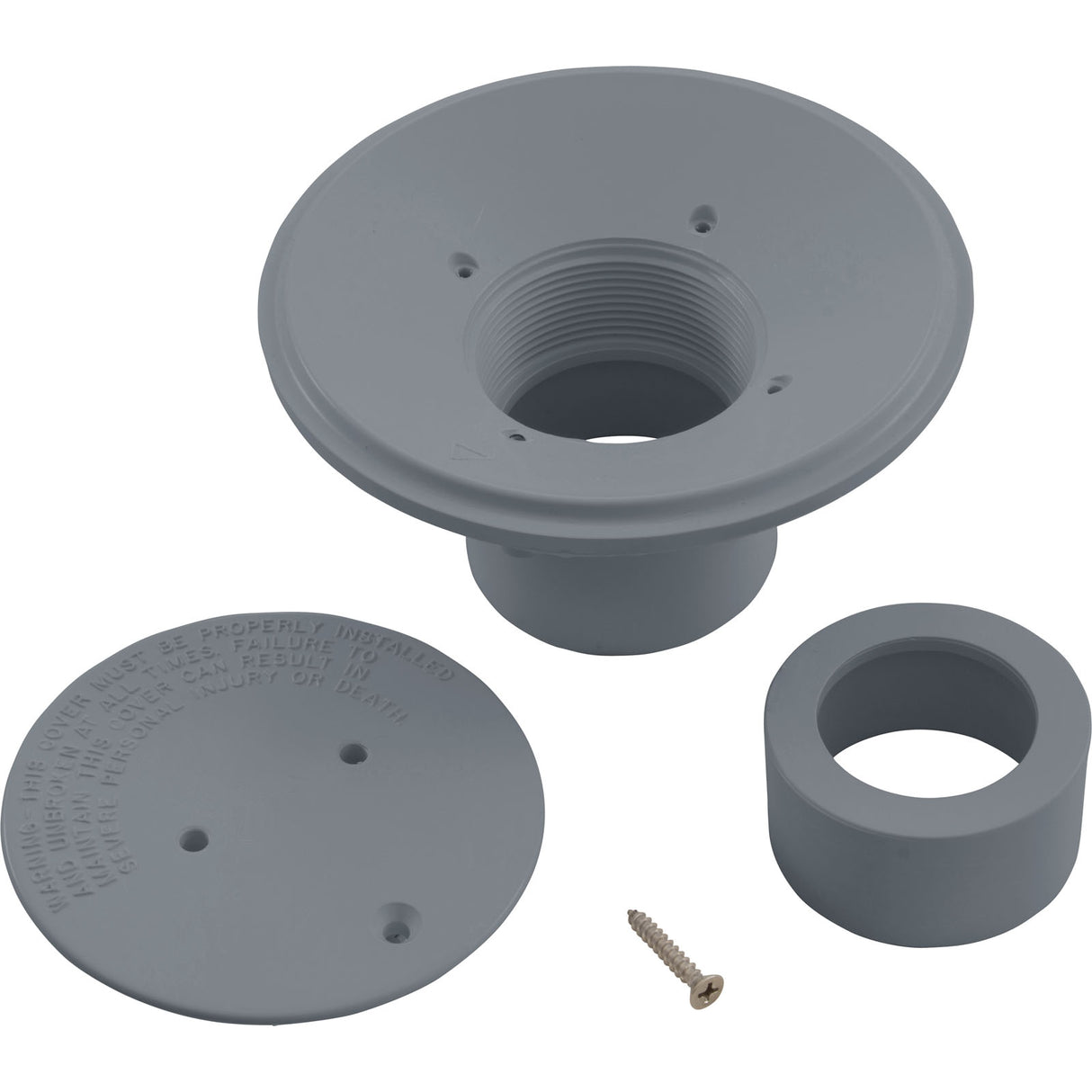Floor Inlet Fitting (2Ins W/1.5Inred) Graphite Gray : 25527-107-000