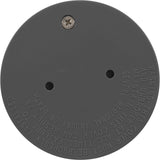 Adj Floor Inlet Fitting (2" S) Cover And Screw Dark Gray : 25527-107-100 - Custom Molded Products - 849640007785 - PartsForSpas.com
