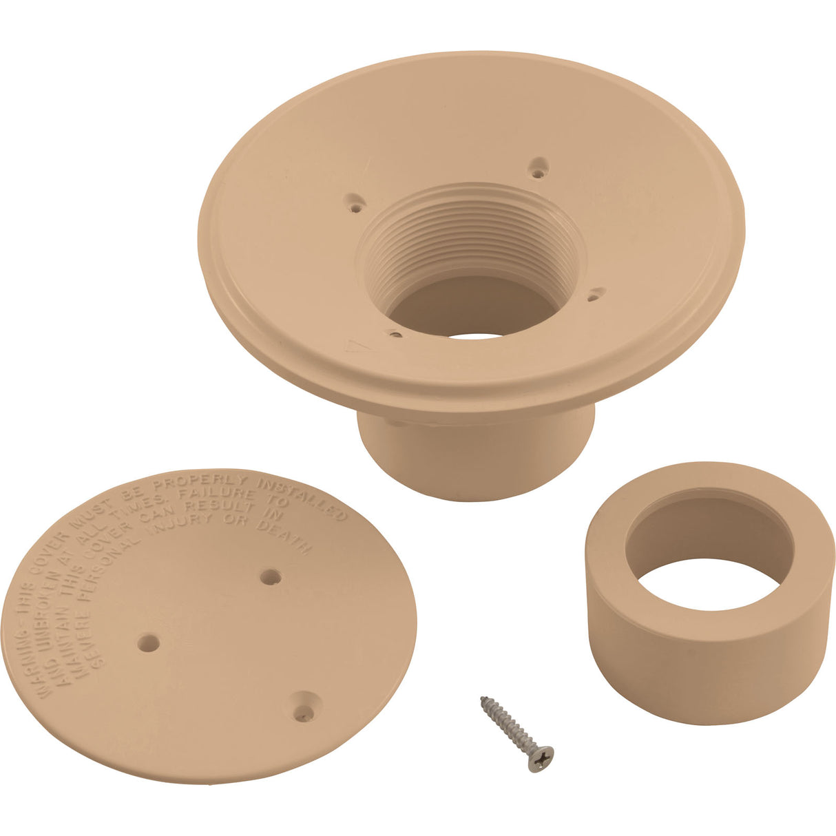 Floor Inlet Fitting (2Ins W/1.5Inred) Tan : 25527-109-000