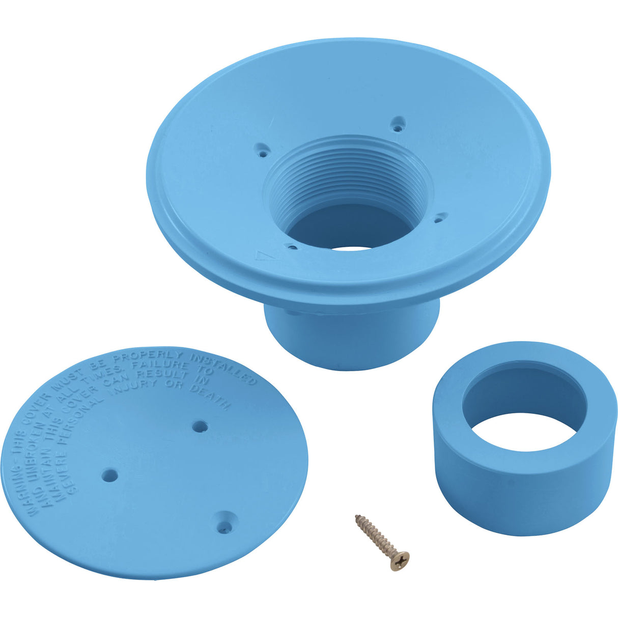 Floor Inlet Fitting (2Ins W/1.5Inred) Light Blue : 25527-159-000