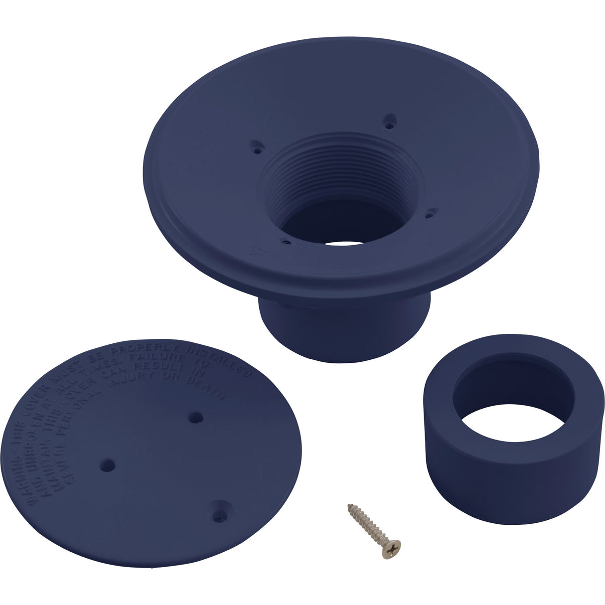 Floor Inlet Fitting (2Ins W/1.5Inred) Dark Blue : 25527-169-000
