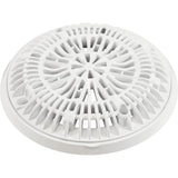 Gunite Main Drain Frame, Galaxy Lid (Av) , White : 25531-000-000
