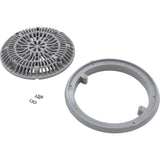 Gunite Main Drain Frame, Galaxy Lid (Av) , Gray : 25531-001-000