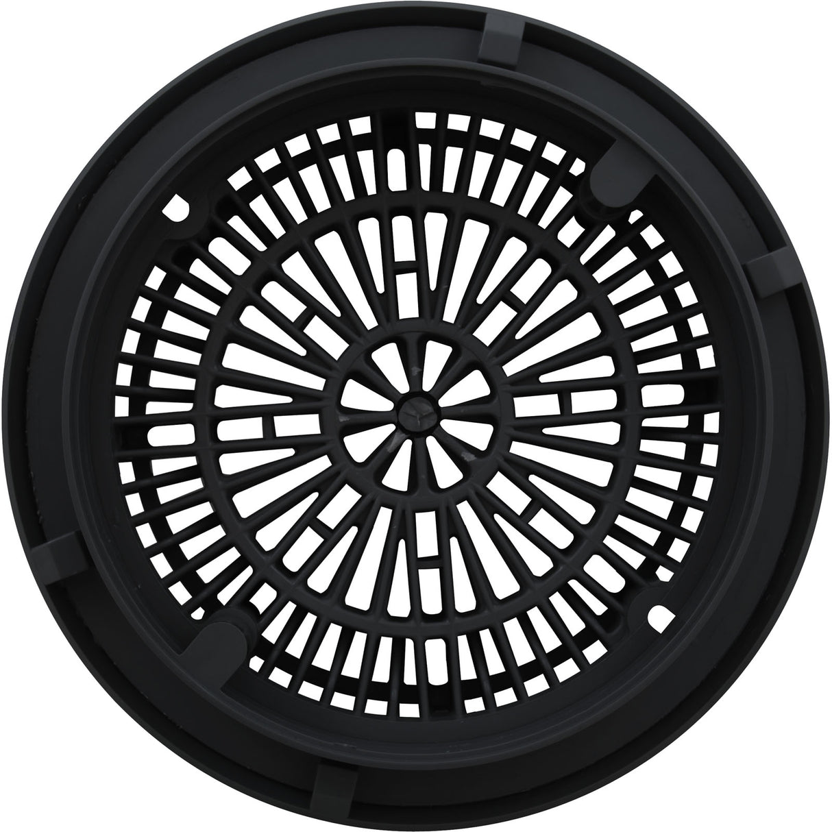 Gunite Main Drain Frame, Galaxy Lid (Av) , Black : 25531-004-000