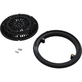 Gunite Main Drain Frame, Galaxy Lid (Av) , Black : 25531-004-000
