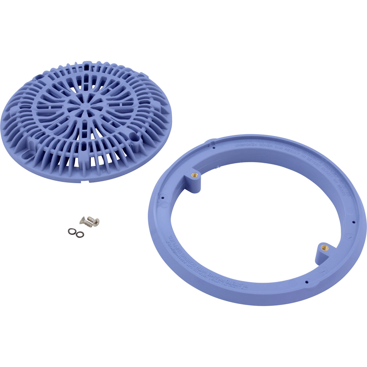 Gunite Main Drain Frame, Galaxy Lid (Av) , Lt Blue : 25531-009-000