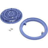 Gunite Main Drain Frame, Galaxy Lid (Av) , Lt Blue : 25531-009-000