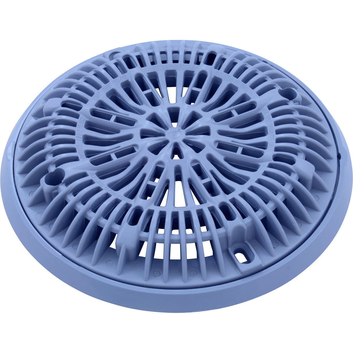 Gunite Main Drain Frame, Galaxy Lid (Av) , Lt Blue : 25531-009-000
