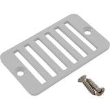 Rectangular Grate W/ Screws (Wh) : 25533-000-010