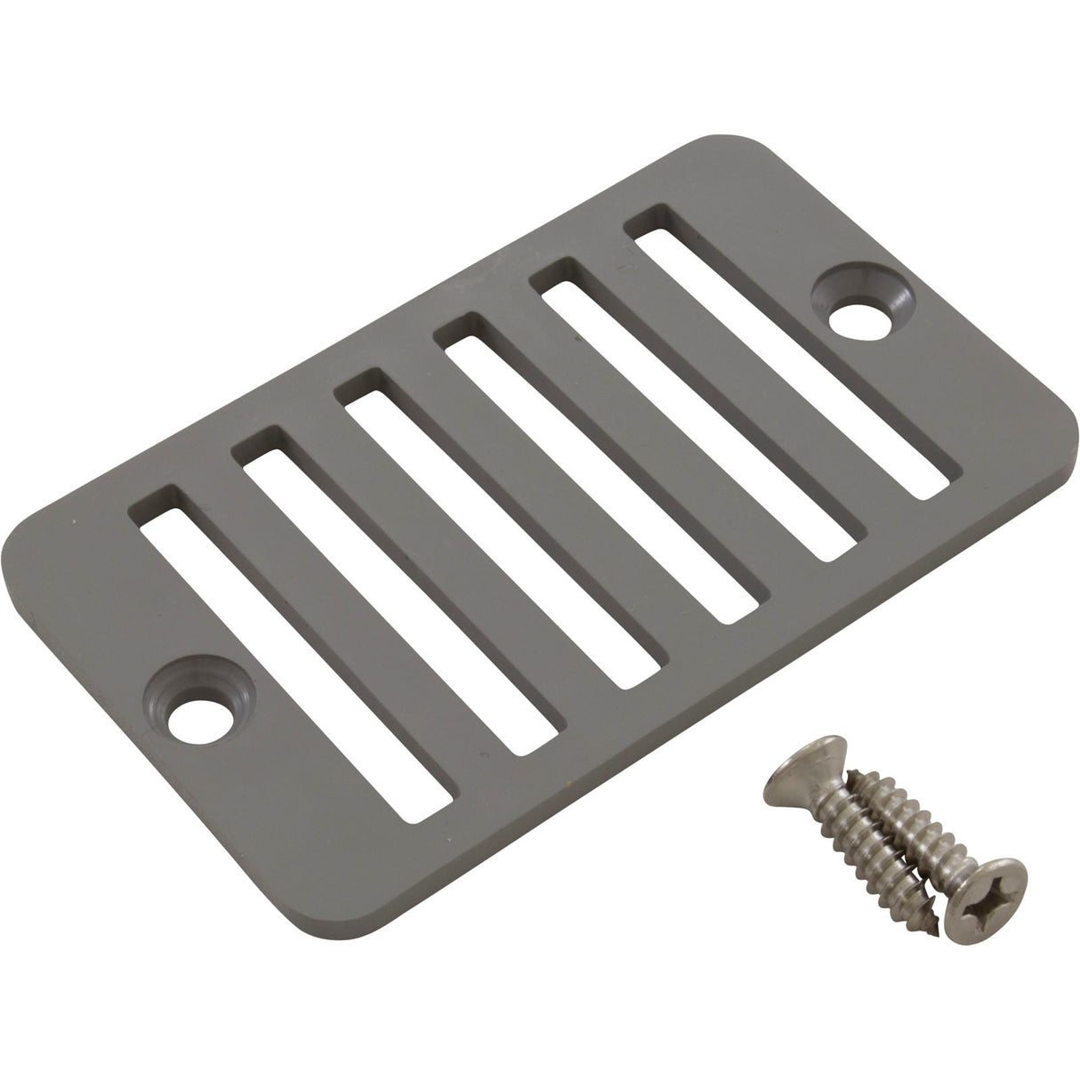 Rectangular Grate W/ Screws (Gy) : 25533-001-010
