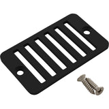 Rectangular Grate W/ Screws (Bk) : 25533-004-010