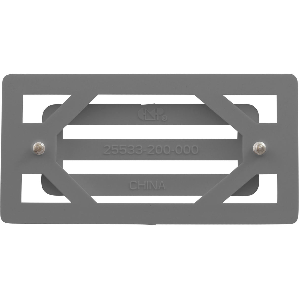 3 Bar Grate And Frame Assembly, Gray : 25533-201-000