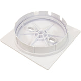 Square Lid And Collar Assembly, White : 25538-900-000 - Custom Molded Products - 25538-900-000 - PartsForSpas.com