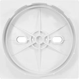 Square Lid And Collar Assembly, White : 25538-900-000 - Custom Molded Products - 25538-900-000 - PartsForSpas.com