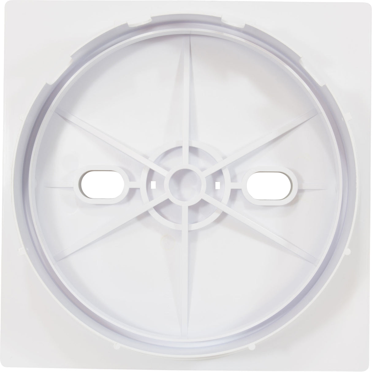 Square Lid And Collar Assembly, White : 25538-900-000 - Custom Molded Products - 25538-900-000 - PartsForSpas.com